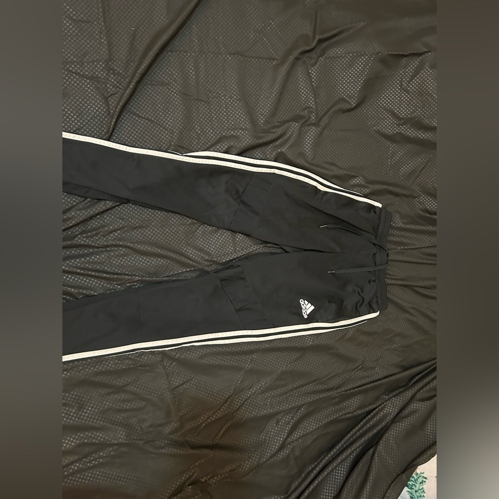 adidas black joggers